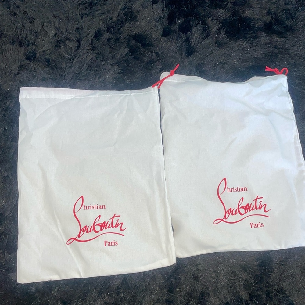 Set of two Christian louboutin  dustbags